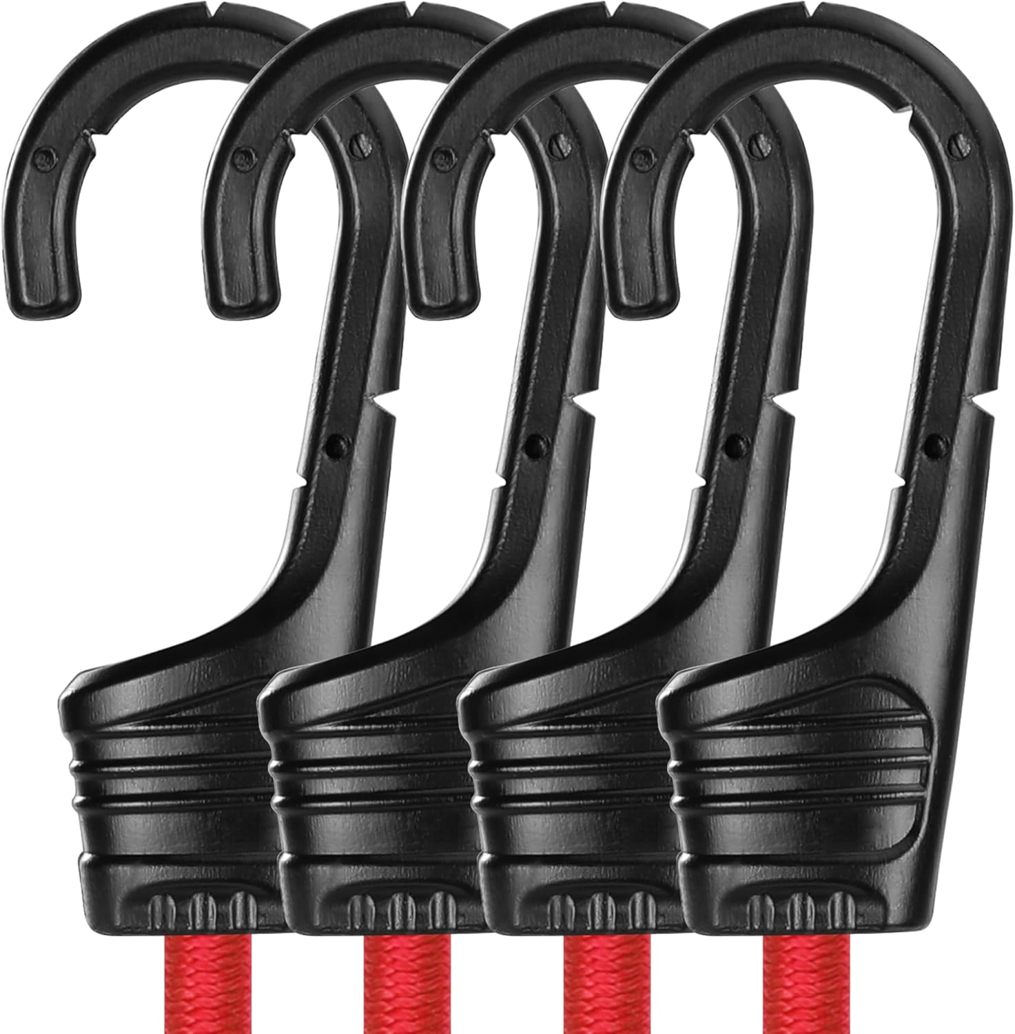 Camping Rope - 24 Inch Bungee Cords with Hooks,