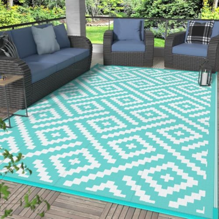 Outdoor Camping Rug - Outdoor Rug for Patio Clearance Waterproof