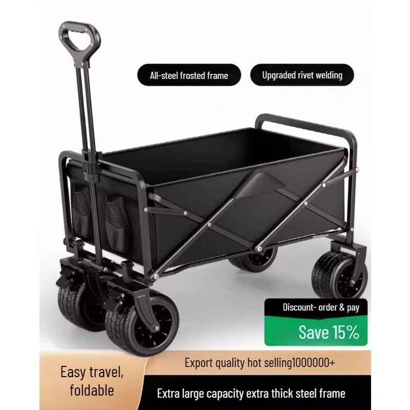 Outdoor Camping Trolley - Camping Trolley Camp Small Trailer Outdoor