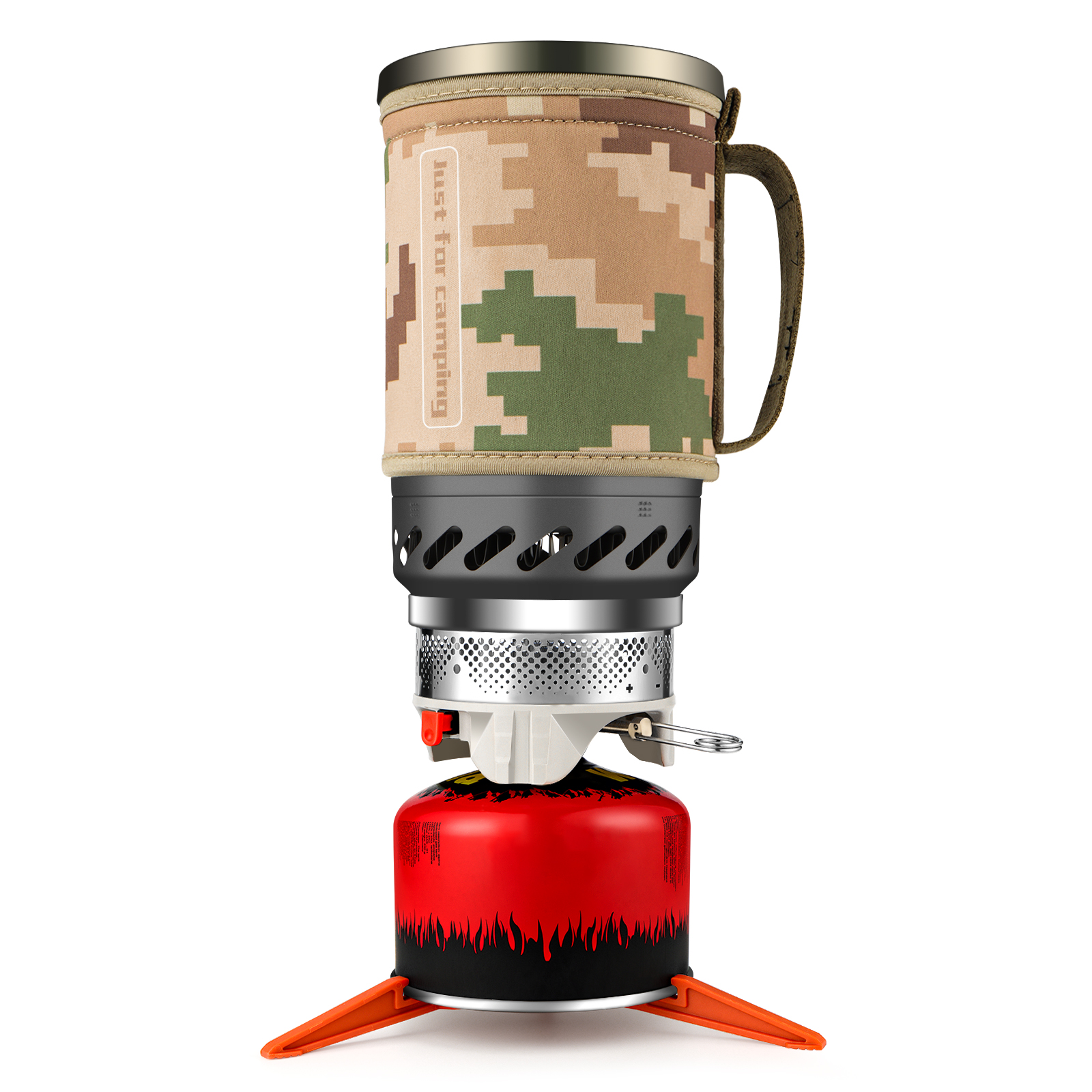 Outdoor Camping Gas Heater - 1.4L Portable Cooking System With Heat