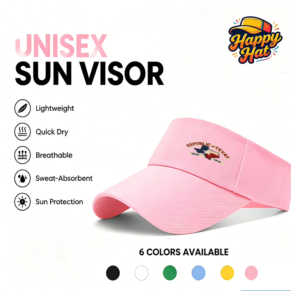 Outdoor Camping In Texas - 1PC Pink Unisex Sun Visor Hat