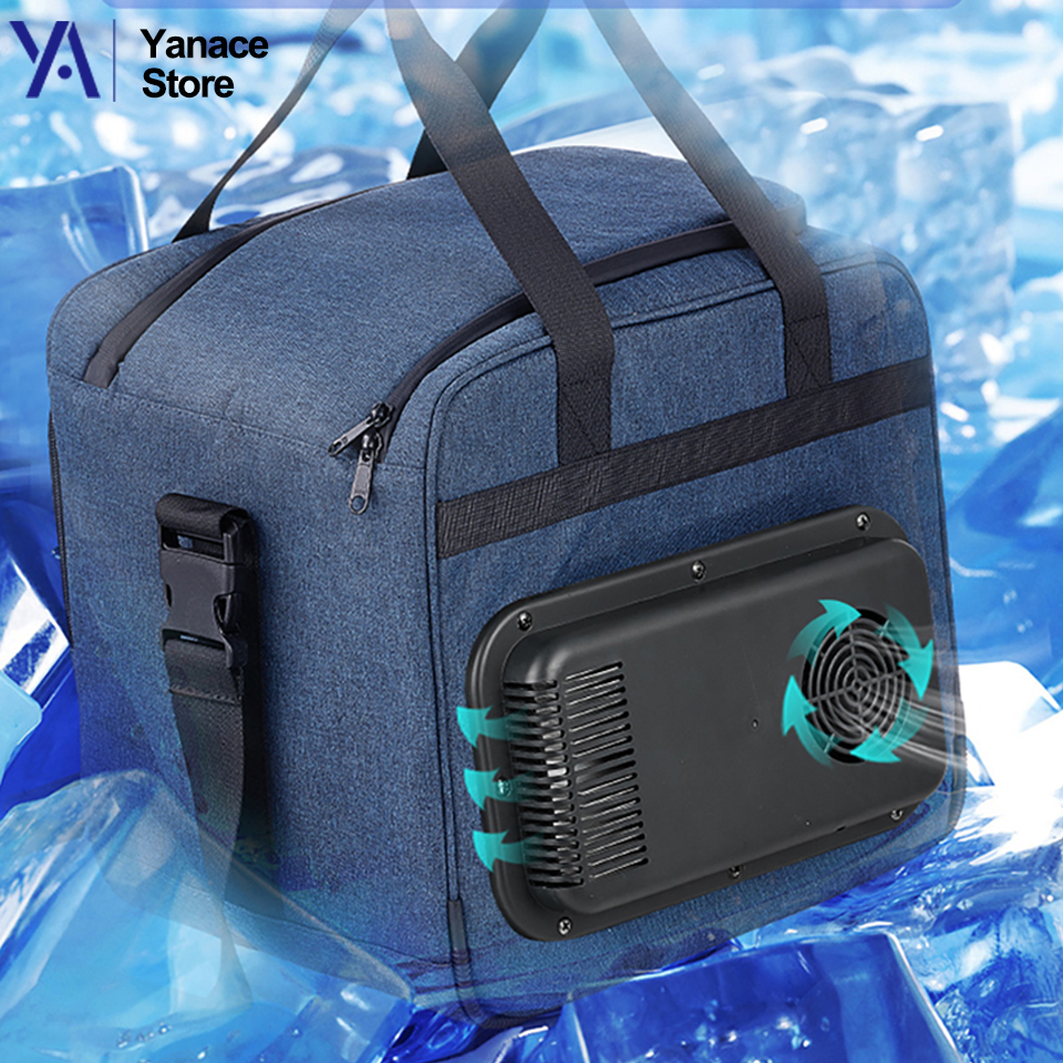 Outdoor Camping Fridge - 25L 3‑Layer Handheld Lunch Bag Car