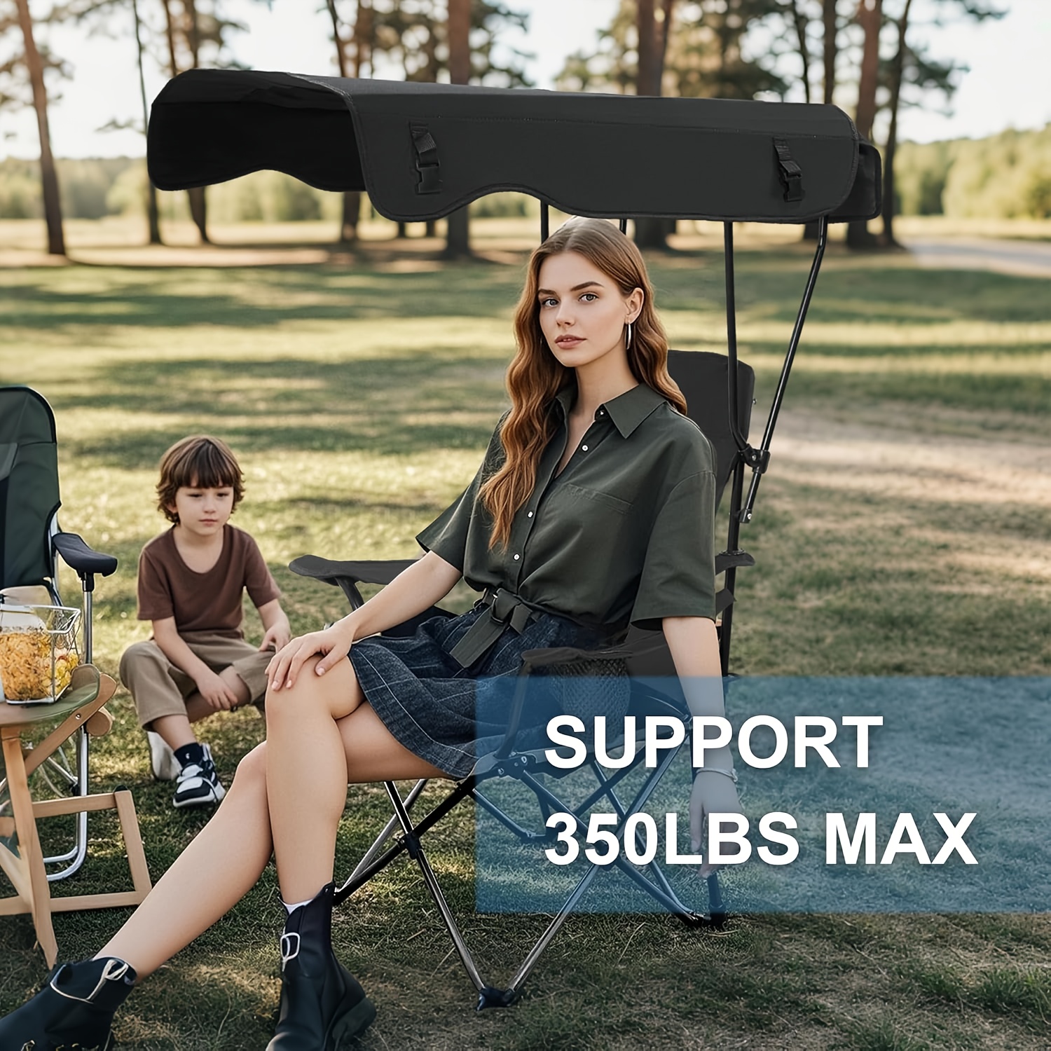Camping Chairs, with Sunshade  - Outdoor Activities In Camping 评论和价格