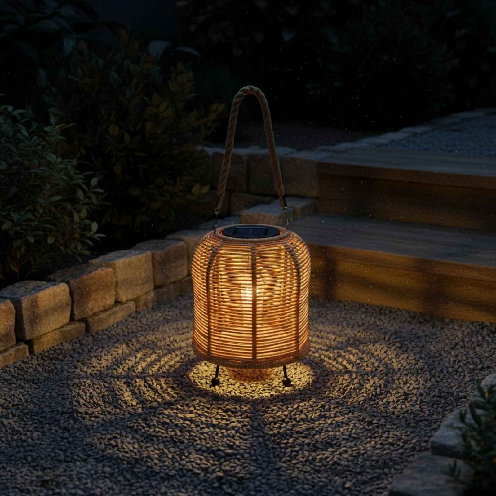 Handwoven Solar Lantern Braide - Camping Solar Lantern 评论和价格
