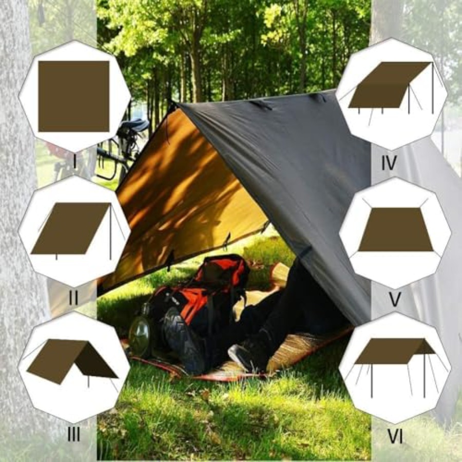 Tent Tarp, Picnic Mat Camping  - Camping Hammock 评论和价格