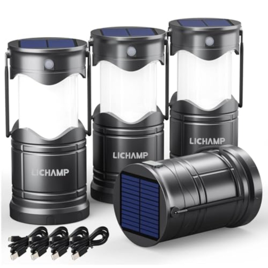4-Pack Solar Camping Lantern U - Camping Solar Lantern 评论和价格
