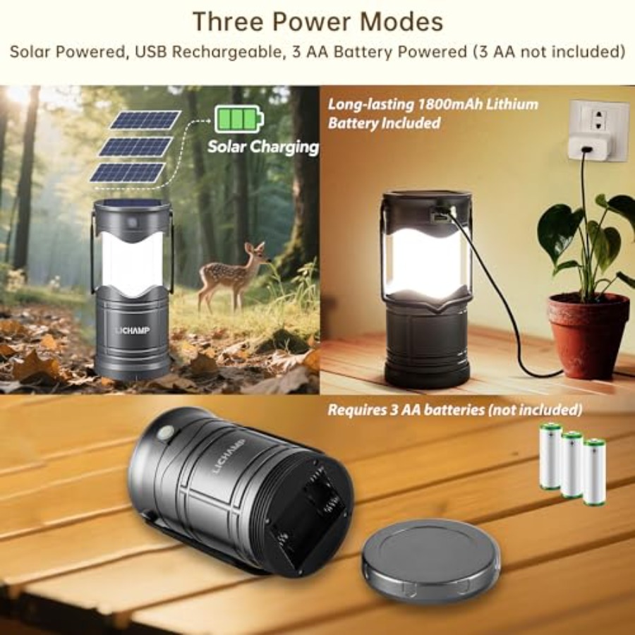 4-Pack Solar Camping Lantern U - Camping Solar Lantern 评论和价格