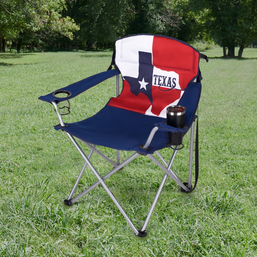 Texas Big Tall Camp Chair with - Outdoor Camping In Texas 评论和价格