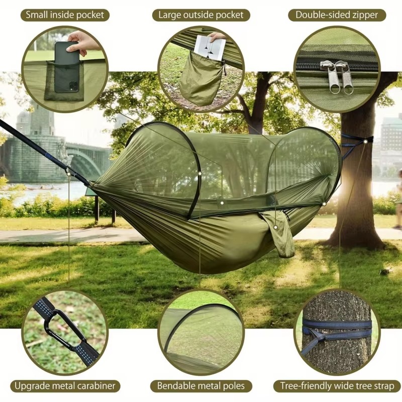 Single and Double Size Nylon F - Outdoor Camping Mosquito Net 评论和价格