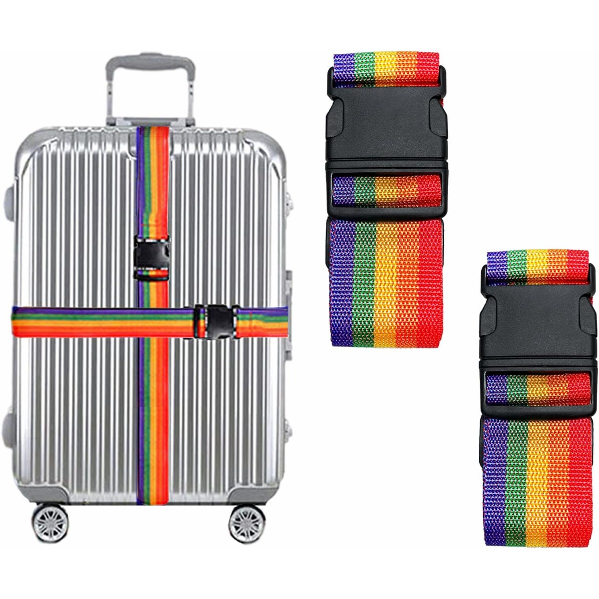 This 2-pack of rainbow luggage - Outdoor Activities In Camping 评论和价格