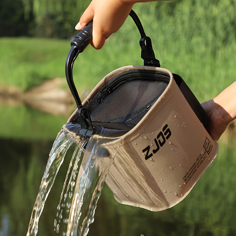 Portable Folding Bucket 8L/13L - Camping Rope 评论和价格
