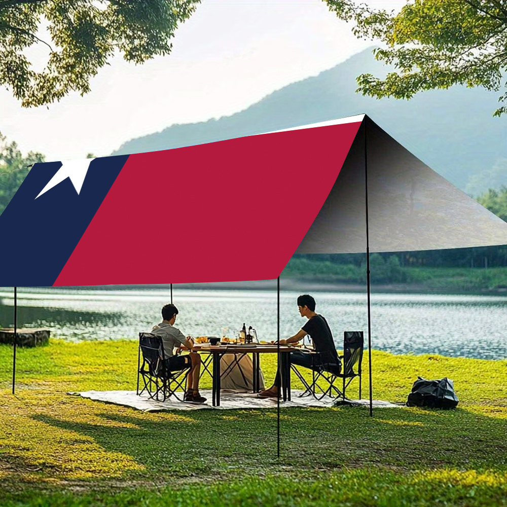 2D Flat 1pc, Texas Flag Canopy - Outdoor Camping In Texas 评论和价格