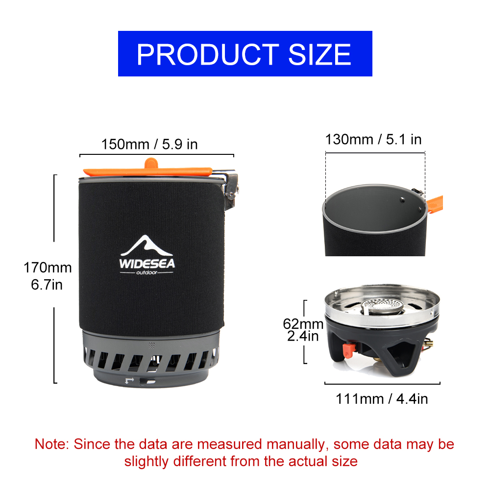 Widesea Camping Cooking System - Outdoor Camping Gas Heater 评论和价格
