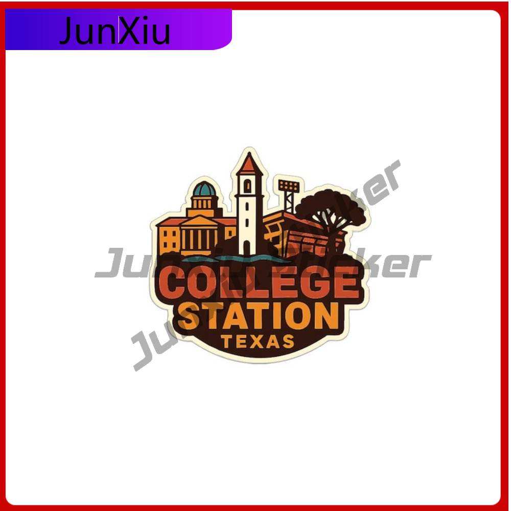 College Station Texas Sticker  - Outdoor Camping In Texas 评论和价格