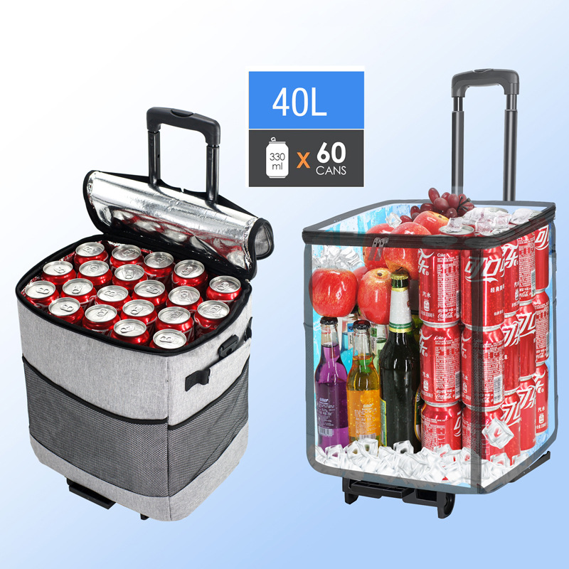 Foldable Camping Wagon with In - Outdoor Camping Trolley 评论和价格