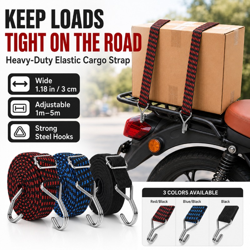 3cm Wide Elastic Cargo Strap 1 - Camping Rope 评论和价格