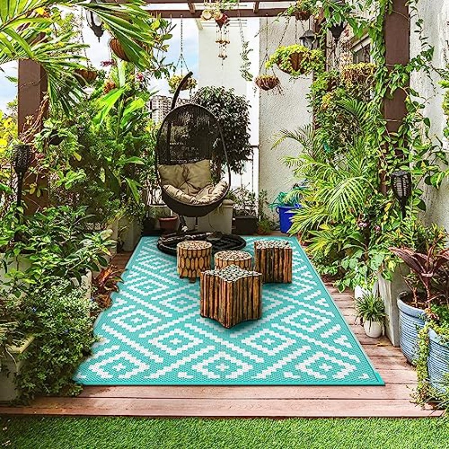 Outdoor Rug for Patio Clearanc - Outdoor Camping Rug 评论和价格