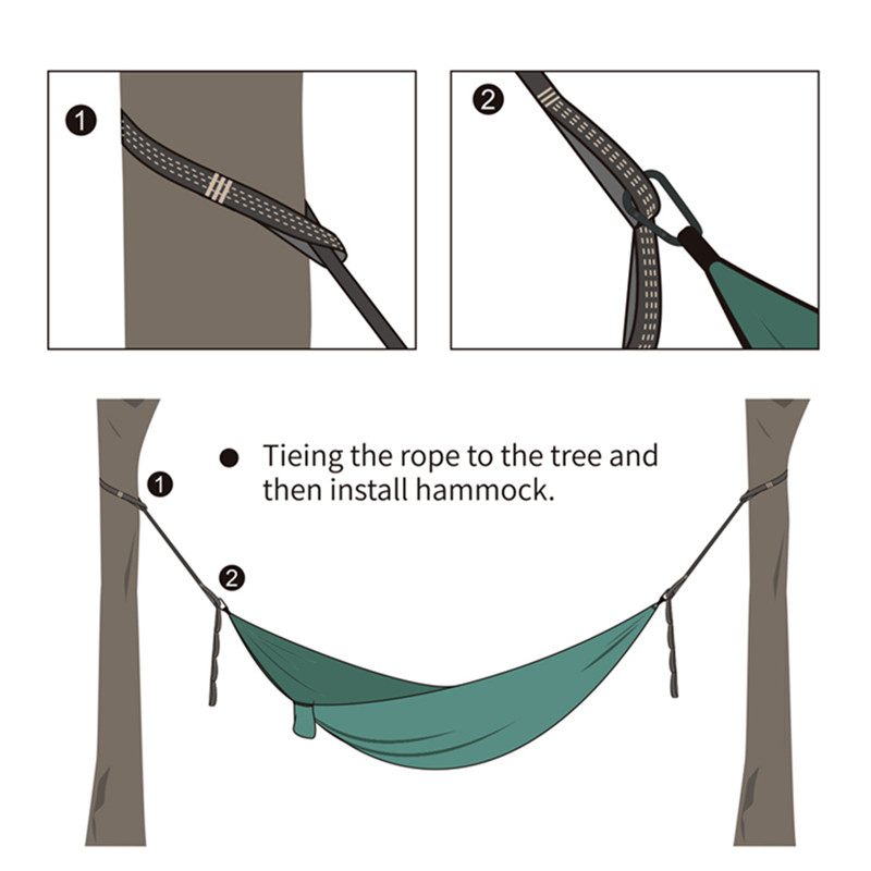 2pcs Hammock Straps High Load  - Camping Hammock 评论和价格