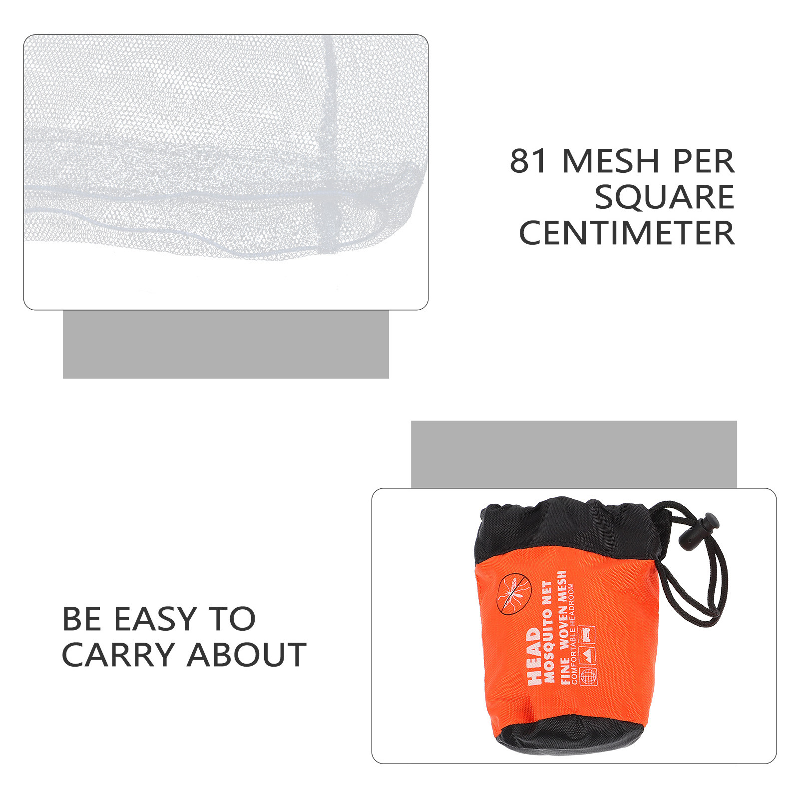 2Pcs Mosquito Head Nets Outdoo - Outdoor Camping Mosquito Net 评论和价格