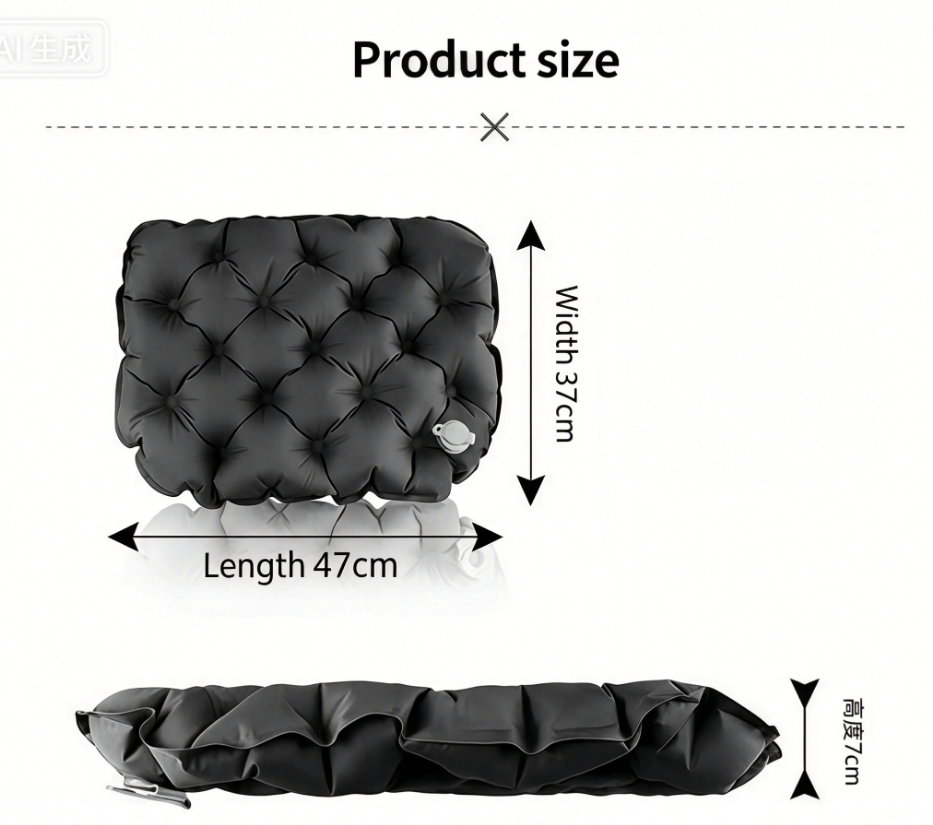 Portable Inflatable Seat Cushi - Outdoor Camping Rug 评论和价格