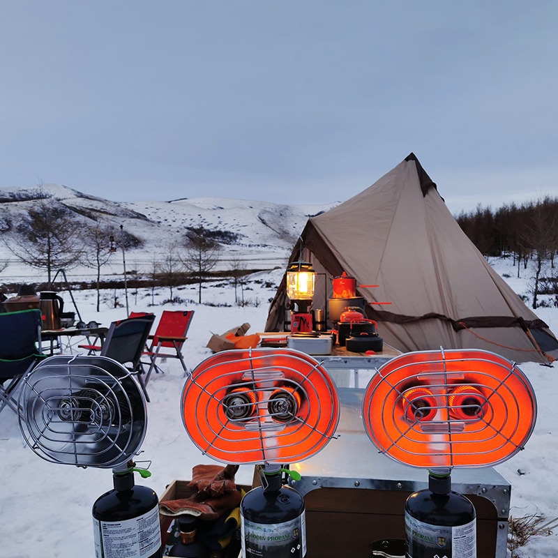 BRS-H22 Double2026 Head Outdoo - Outdoor Camping Gas Heater 评论和价格