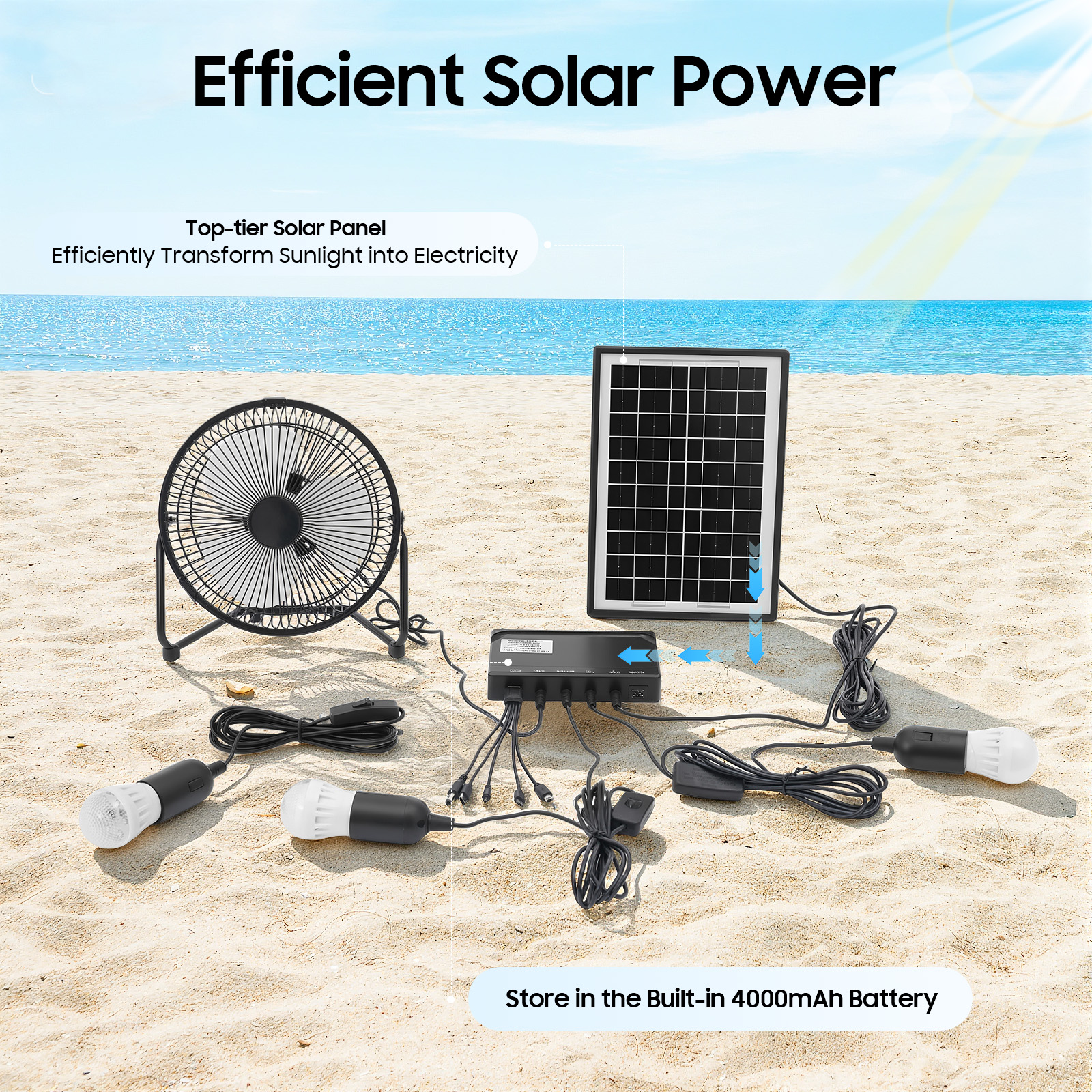 100-240V Solar Fan And Lamp Ki - Camping Solar Lantern 评论和价格
