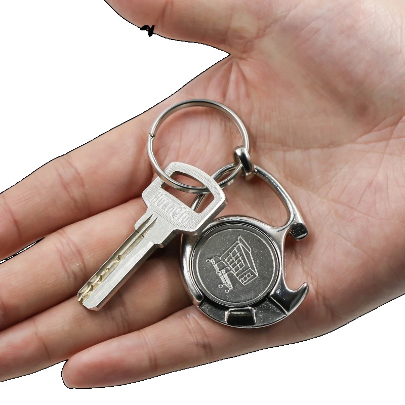 Shopping Cart Token Keychain B - Outdoor Camping Trolley 评论和价格