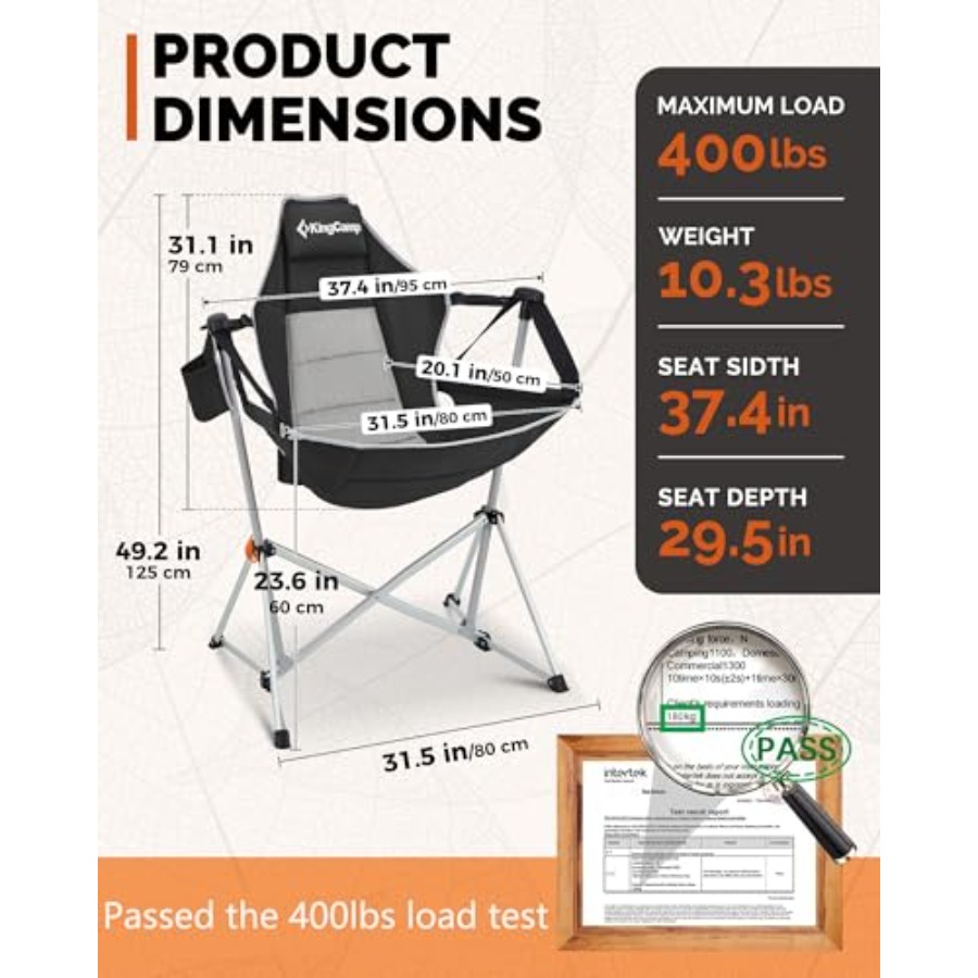 Hammock Camping Chair, Swingin - Camping Hammock 评论和价格