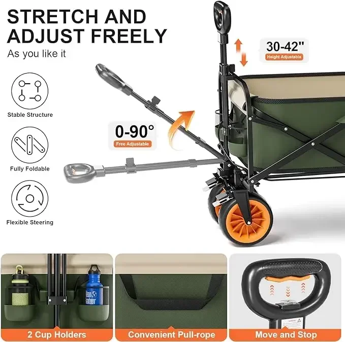 Motorized Outdoor Garden Beach - Outdoor Camping Trolley 评论和价格