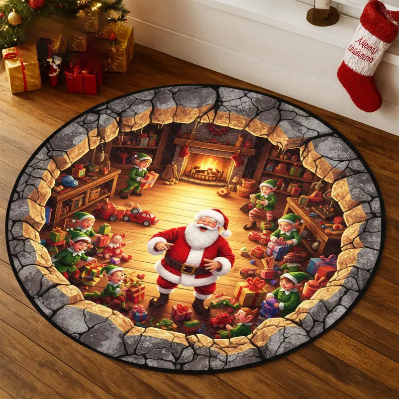 Texas Star Area Rug Round Brow - Outdoor Camping In Texas 评论和价格