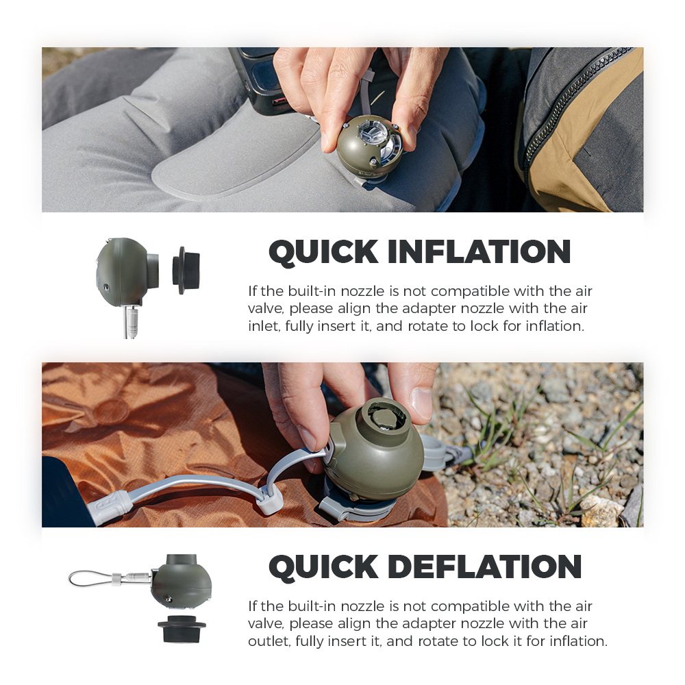 Naturehike Wind-nano Air Pump  - Outdoor Camping Rug 评论和价格