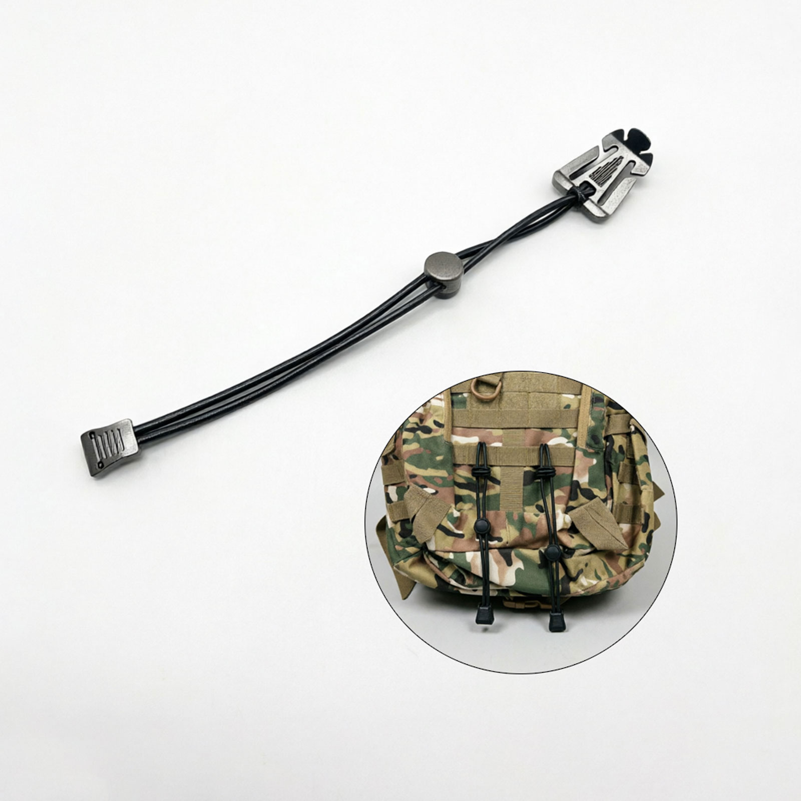 Flashlight Clip Outdoor Backpa - Camping Rope 评论和价格
