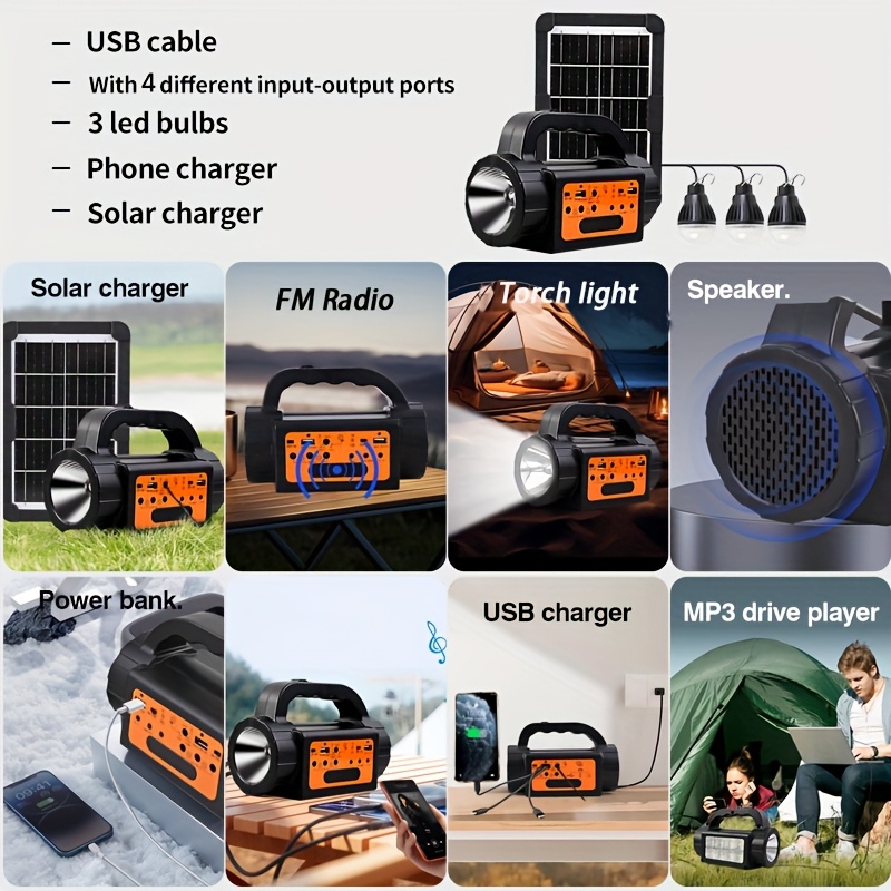 Solar Rechargeable Camping Lig - Camping Solar Lantern 评论和价格
