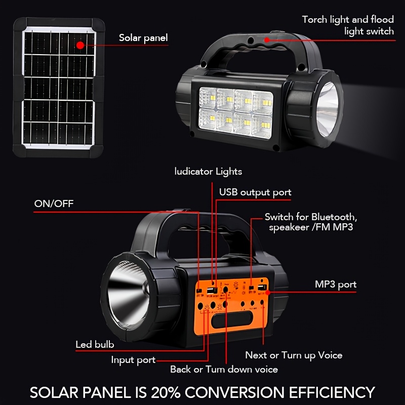 Solar Rechargeable Camping Lig - Camping Solar Lantern 评论和价格