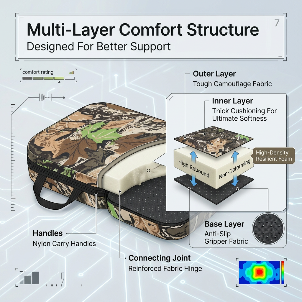 Stadium Seat Cushion and Hunti - Outdoor Camping Venues 评论和价格