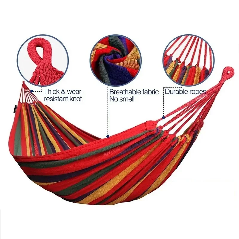 1pc Outdoor Canvas Hammock Cam - Camping Hammock 评论和价格