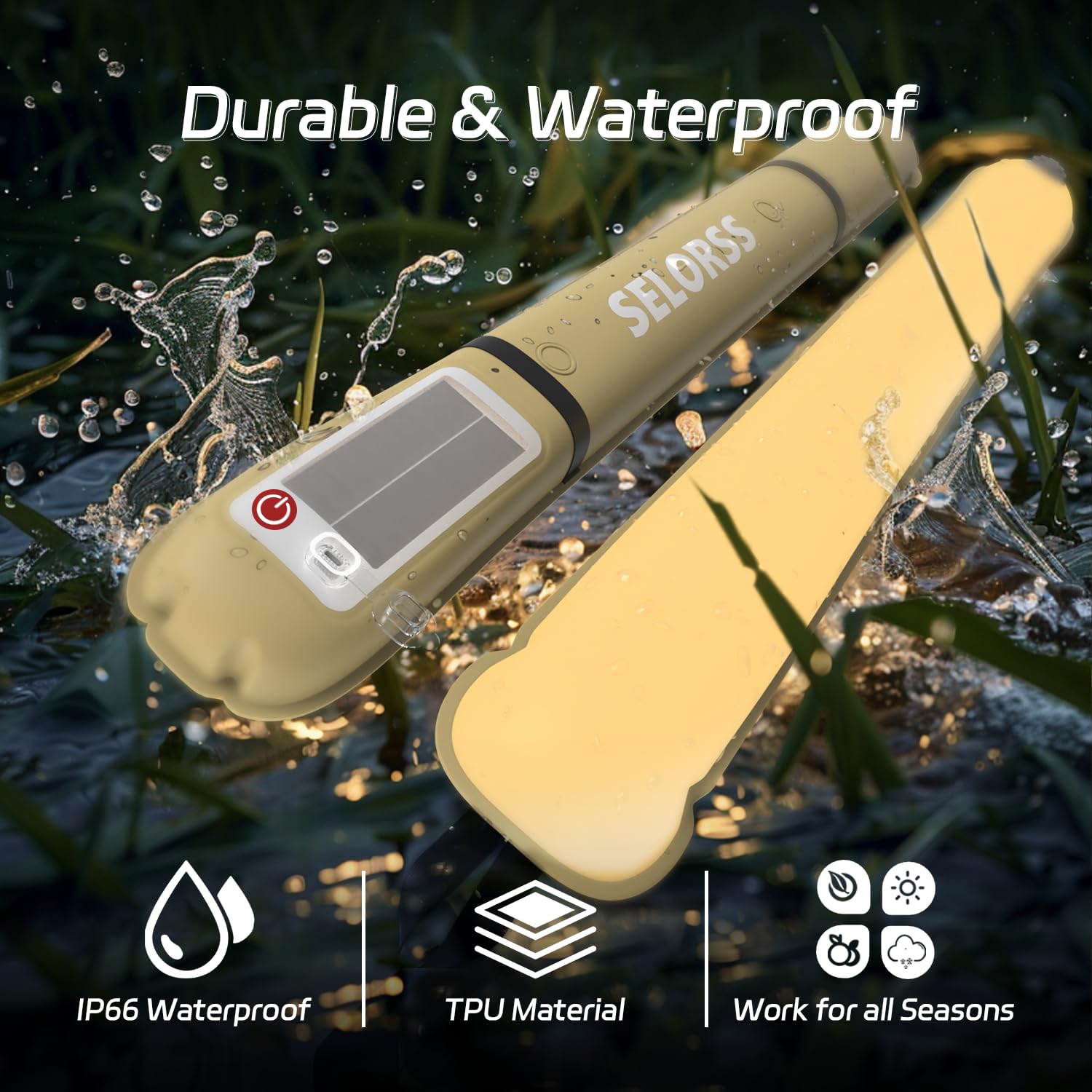 SELORSS Solar Camping Lantern  - Camping Solar Lantern 评论和价格