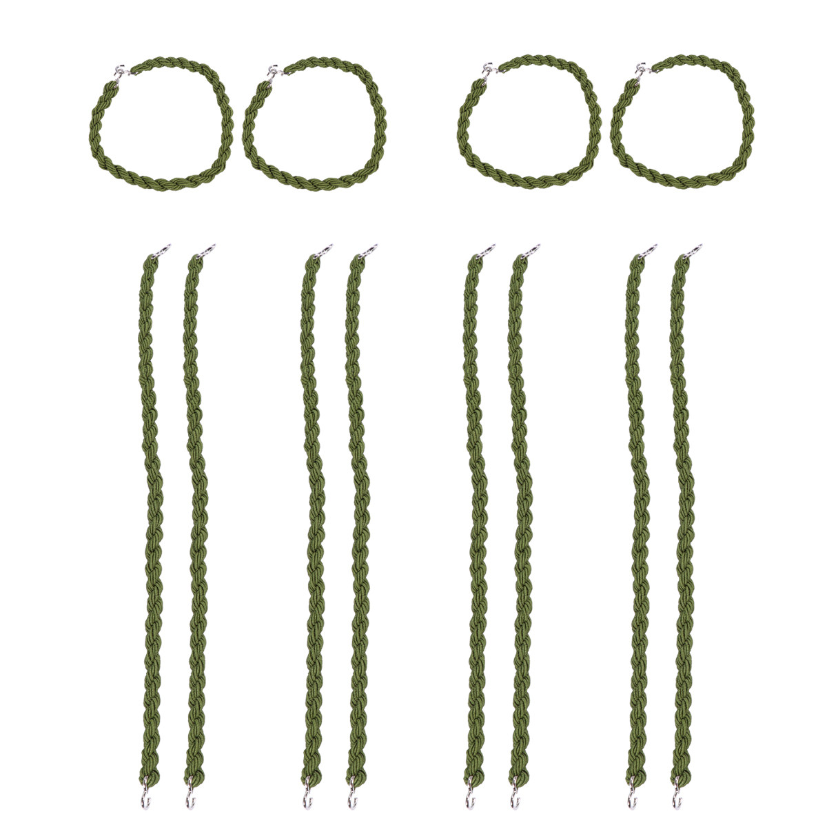 6Pcs Boots Rubber Band Legging - Camping Rope 评论和价格