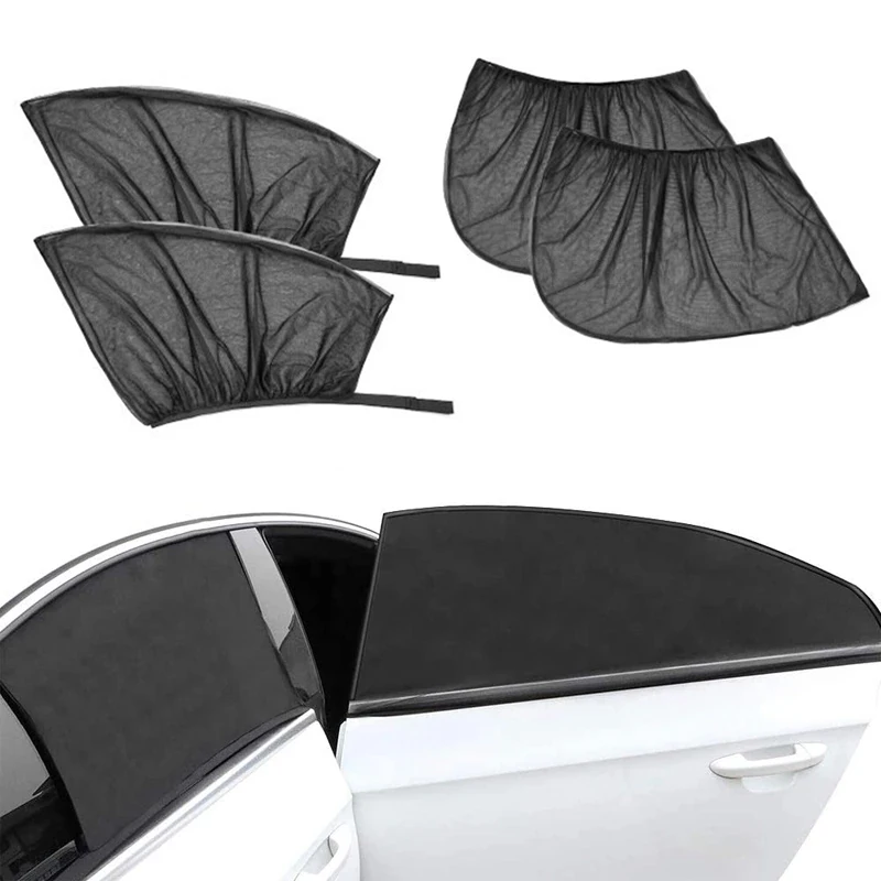 2PCS Car Window Screen Door Co - Outdoor Camping Mosquito Net 评论和价格