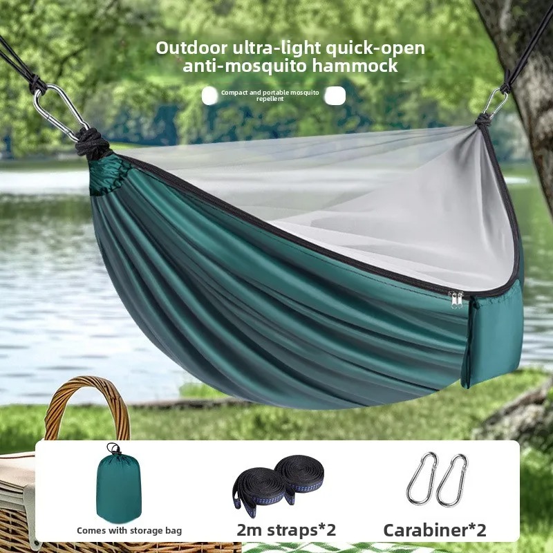 Lightweight Camping Hammock Wi - Outdoor Camping Mosquito Net 评论和价格