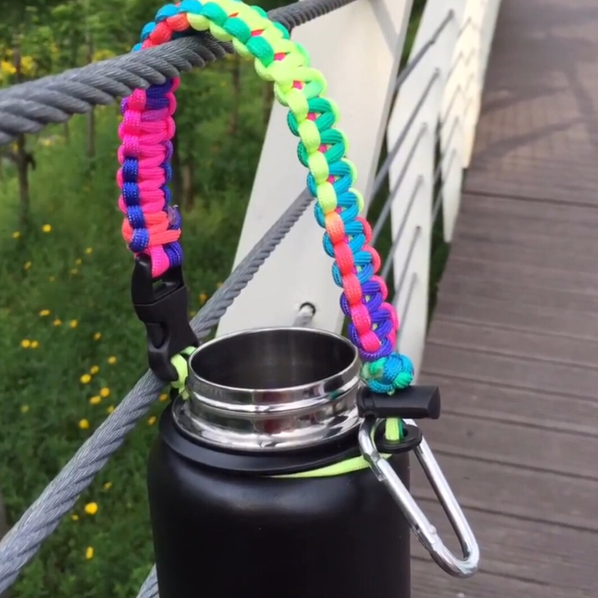Colorful Adjustable Bottleneck - Camping Rope 评论和价格