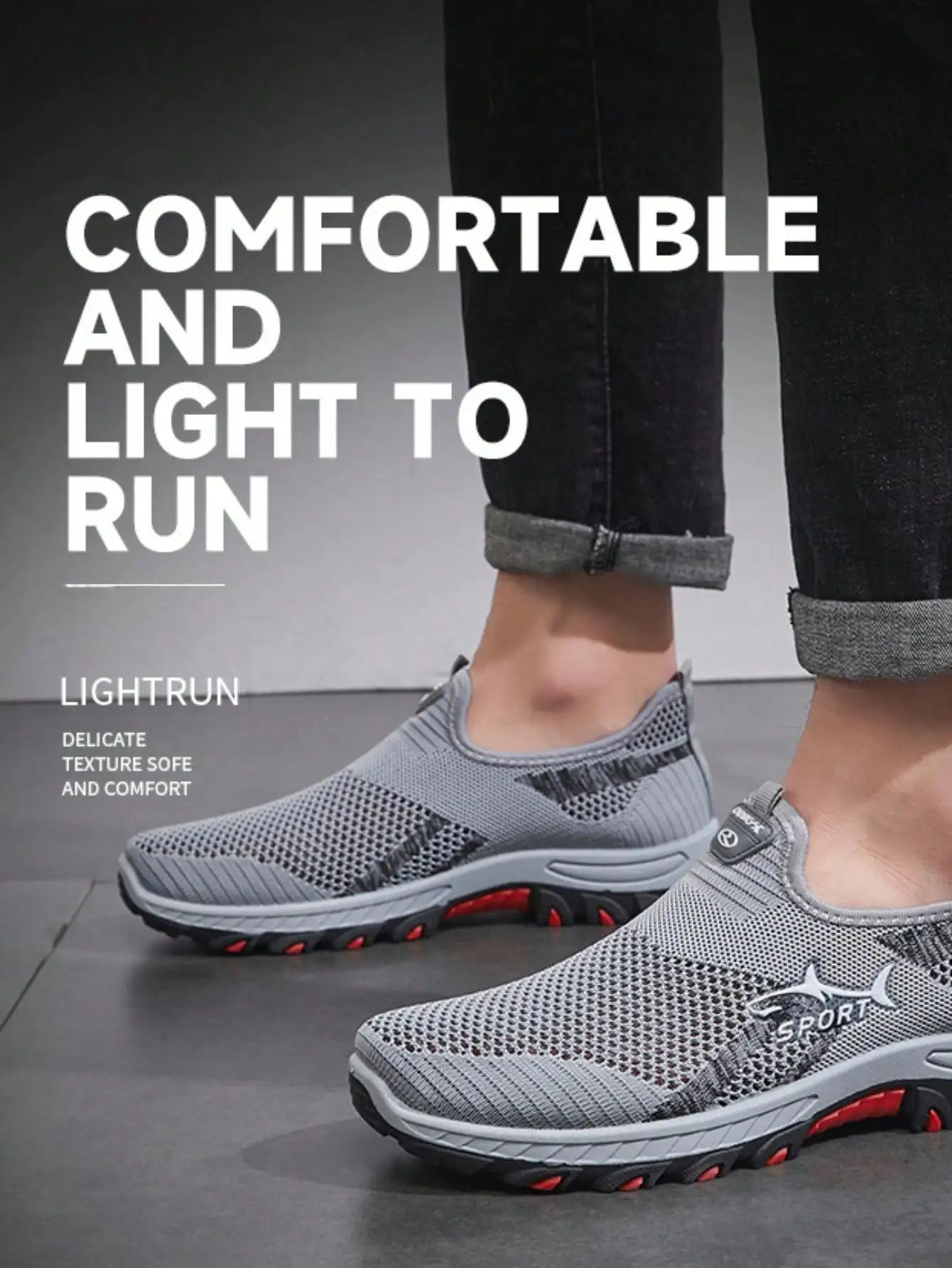 Men's Breathable Slip On Mesh  - Outdoor Activities In Camping 评论和价格