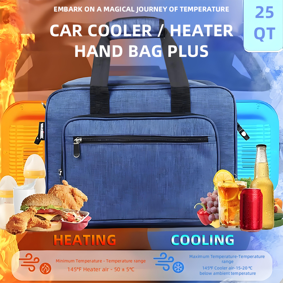25L 3‑Layer Handheld Lunch Bag - Outdoor Camping Fridge 评论和价格