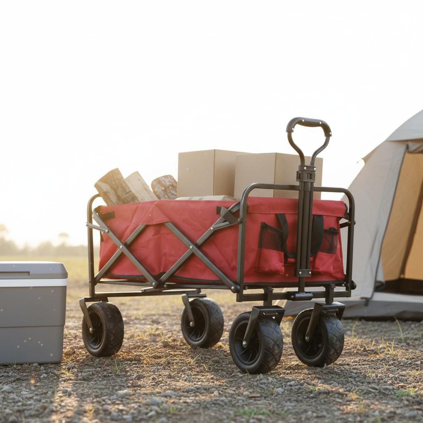 Folding Wagon Foldable Camping - Outdoor Camping Trolley 评论和价格