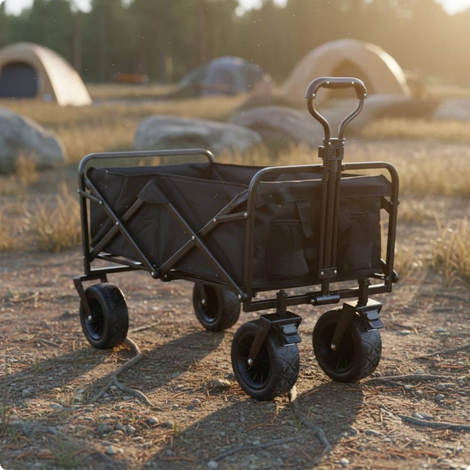 Folding Wagon Foldable Camping - Outdoor Camping Trolley 评论和价格