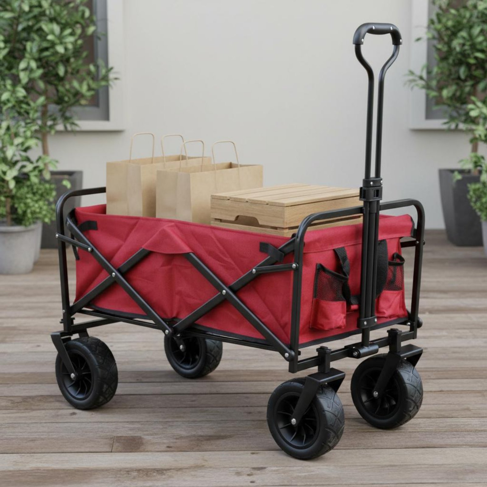 Folding Wagon Foldable Camping - Outdoor Camping Trolley 评论和价格