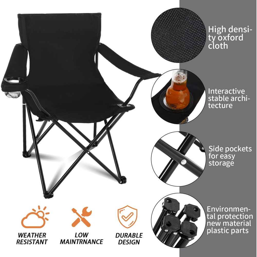 Portable Folding Camping Chair - Outdoor Activities In Camping 评论和价格