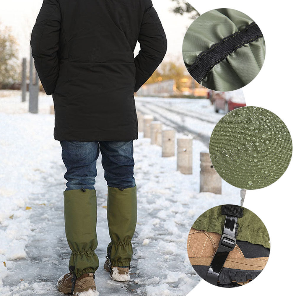 1Pair Waterproof Snow Gaiters  - Outdoor Activities In Camping 评论和价格