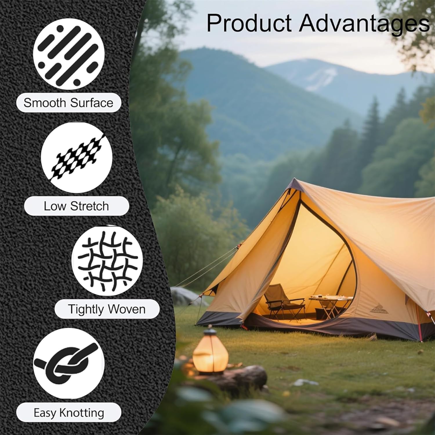 5/8 x 200FT Heavy Duty Braided - Camping Rope 评论和价格