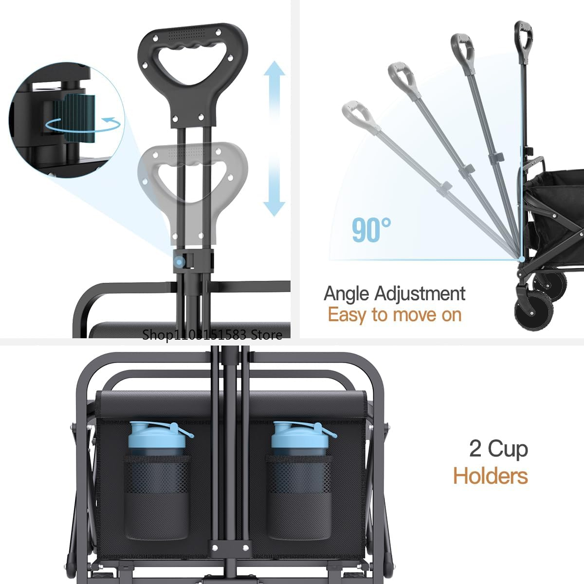 Extra Long Extender Folding Ca - Outdoor Camping Trolley 评论和价格